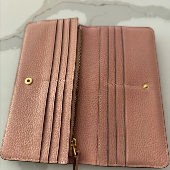 Tory Burch Deep Purple Wristlet with Gold Accent - Picture 6 of 6